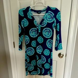 Casual dress with tie dye pattern. Never worn!
